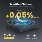 Electronic Digital Refrigerant Charging Weight Scale With Case For Hvac 220lb