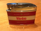 Vintage Penguin Winston Cigarettes Lighter Made In Japan