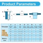 678pcs Metric Rivet Nuts Kits  Carbon Steel Flat Head Rivnut M3 M4 M5 M6 M8 M   