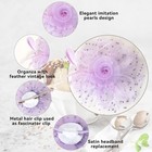 Fascinators For Women Hats tea Party Hat Headband Hair Clip For Wedding Cockt   