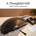 Hand Fan Foldable For Women  Folding Chinese Japanese Vintage Bamboo Silk Fan