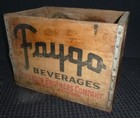 Vtg 40s 50s Faygo Pop Wooden Crate Feigenson Bros Detroit 12 Qt Wood Soda Box