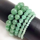 Aventurine Bracelet Handmade Natural Gemstone Stretch Beaded 4mm 6mm 8mm 10mm 12