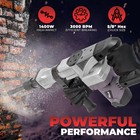 1400w Demolition Electric Jack Hammer Concrete Breaker  2  Chisel Point Flat Set