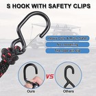 2pcs Kayak Rope Tie Down Ratchet Straps With Safety S Hook 3 8    12 