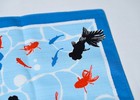 Japanese Furoshiki Wrapping Cloth - Summer Goldfish 19 7in