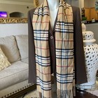 Cashmere Blend  Scarf  Unisex Plaid Checkered 