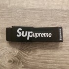       Supreme Unisex Web Belt Metal Buckle  black      Limited Edition     Brand New 