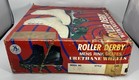 Vintage Roller Derby Skates  382 Black Leather High Top Size 10  never Laced iob