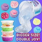 4 Lb Huge Clear Slime Bucket Kit For Kids  Funkidz 64 Fl Oz Premade Big Crystal