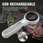 Handheld Magnifier 60x With Uv led Lights Jeweler Loups Magnifying Glass With   