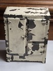 Antique Arcade Gurney Cast Iron Dollhouse Miniature Ice Box Refrigerator W  Ice