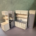 Lundby Dollhouse Kitchen Cabinet Fridge Set 1 18 Scale Smaland Furniture Vintage