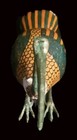 Vintage Folk Art Ibis Hand Painted Thoth Sculpture Egyptian  Mid Century 1960   s