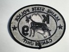 Maine State Police K9 Unit Patch