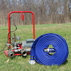 Bisupply   Discharge Hose     1    In By 100    Ft Flat Lay Pvc Sump Pump Hose  Blue
