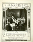 1847 Rogers Brothers Antique Silver Plate 98-pc Ambassador Flatware Set For 12