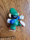Vintage 1989 Applause Nintendo 2 5    Super Mario Bros 2 Luigi Running Pvc Figure