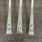 Set Of 3 Vintage 1936 Oneida Community Coronation Teaspoon Silverplate 7 1 2 In