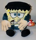 Nmt  Ty Beanie Baby Spongebob Squarepants Frankenstein Mwnmt Stuffed Animal Toy