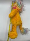 New Fao Schwarz Yellow Orange Lion Plush Dreamies Sparkly Rainbow Mane 18  Tags