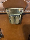 Homa  Leather Travel  Bag Minor Wear   Marks Read No Key Velvet Interior