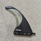 Futures Fins Rr 7 5    Randy Rarick Black Tip Flex Longboard Fin