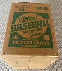 1985 Topps Baseball Empty 20 Box Wax Case No Boxes Inside No Cards Empty Carton