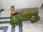 Vintage Marx Climbing Tractor Tin Toy  Works 932-f