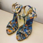Dolce   Gabbana Multi Colour Heel Sandal Size 40