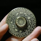 Edc Fidget Metal Hand Spinner Bronze Focus Adhd Autism Finger Toy Gyro New Gift