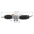 330-440mm 13 -17  Steering Gear Shaft Rack Pinion Atv Quad Drift Trike 4 Wheel