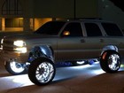 4x 15 5   Pure White Double Row Led Wheel Rim Lights Truck Strobe Button Control