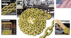 5 16 Inch X 20 Ft G80 Binder Chain With Clevis Hooks   Strong 4 900 Lbs Workload
