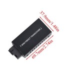 1pair Fiber Media Converter Gigabit 100 1000mbps Sc To Rj45 Port Up To 20km