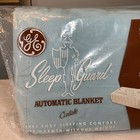 New Vtg Ge General Electric Cambridge Automatic Blanket Blue W Satin Edge Sealed