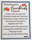 Ganz  tweetheart Lovebirds  Mini Figurine Sweetheart Bluebirds  card 1 1 4 h