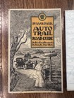 1925 Dubois Road Guide With Advertising   38    X 23    Map Of Pennsylvania
