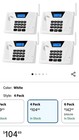 Wireless Intercom System 5300ft Range Full Duplex Hands Free Home Office 4 Pack
