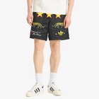 Adidas Originals In The Ring Graphic Satin Cheetah Boxing Style Shorts M Nwt