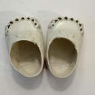 Vintage 2    White Baby Doll Shoes Molded Slip On