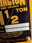 Harrington Model Lb015 1-1 2 Ton 3000lb Lever Hoist Come Along 15    Chain