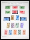 Lot 40425 Stamp Collection Italian Colonies 1893-1943 In Marini Album 