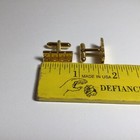 Nice Looking Vintage Pair Of    2000    Goldtone Cufflinks
