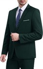Mens Slim Fit Blazer Jacket Two Button Notched Lapel Business Casual Suit Coat