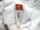 Vintage Miller High Life Beer Tap Handle Clear Lucite