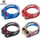 Bike Seatpost Clamp Quick Release Seat Collar Aluminium Alloy 31 8-34 9mm