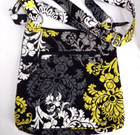 Vera Bradley Hipster Crossbody Shoulder Bag Purse - Baroque Black - Brand New