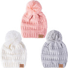 Baby Kids Winter Warm Hats  Infant Toddler Children Pom Pom Beanie Knit Cap Girl
