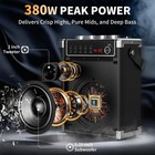 Jyx 69bt Portable Karaoke Machine Bluetooth 5 0 Speaker 2 Wireless Microphones